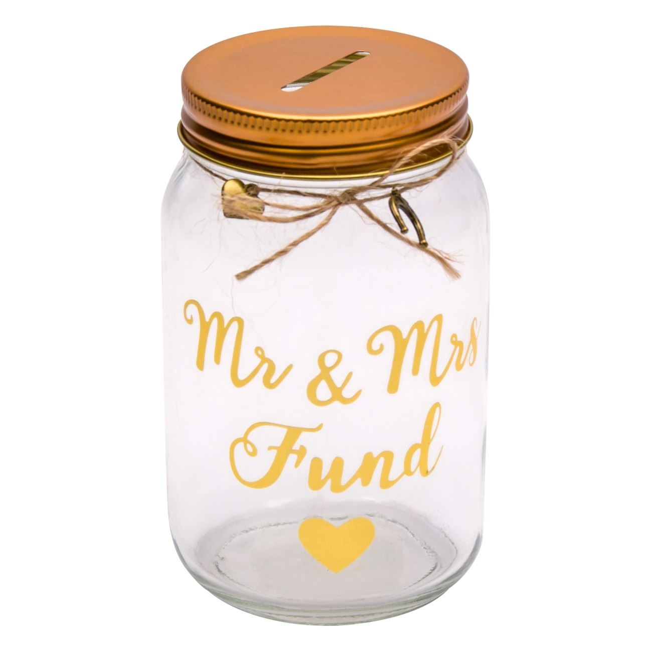 Pusculita sticla - Mr & Mrs fund (7 x 14 cm) Pusculita sticla - Mr & Mrs fund (7 x 14 cm)