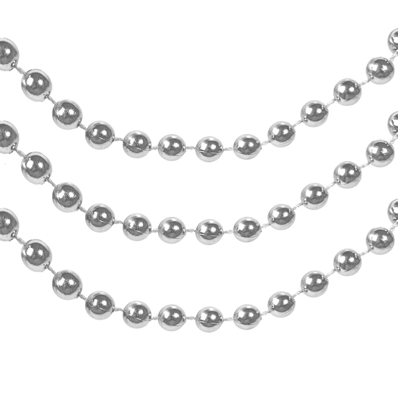 Decor pom de Crăciun - Perle argintii (5 m) Decor pom de Crăciun - Perle argintii (5 m)