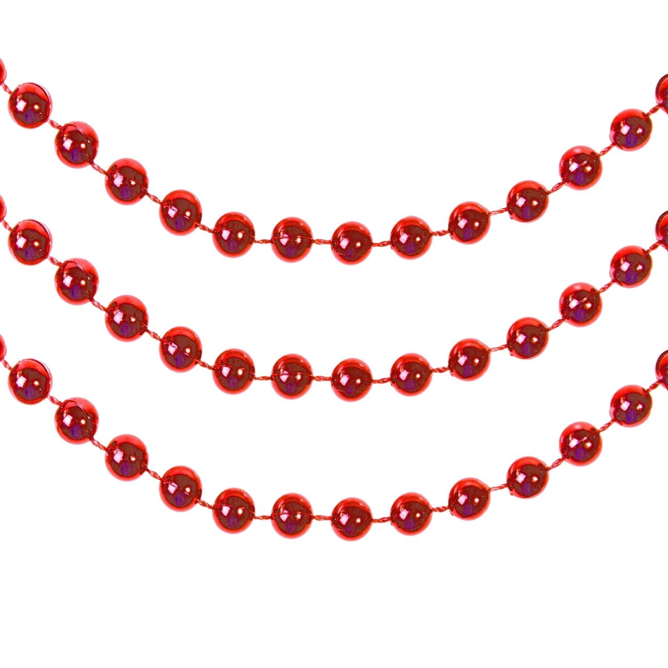 Decor pom de Crăciun - Perle rosii (5 m) Decor pom de Crăciun - Perle rosii (5 m)