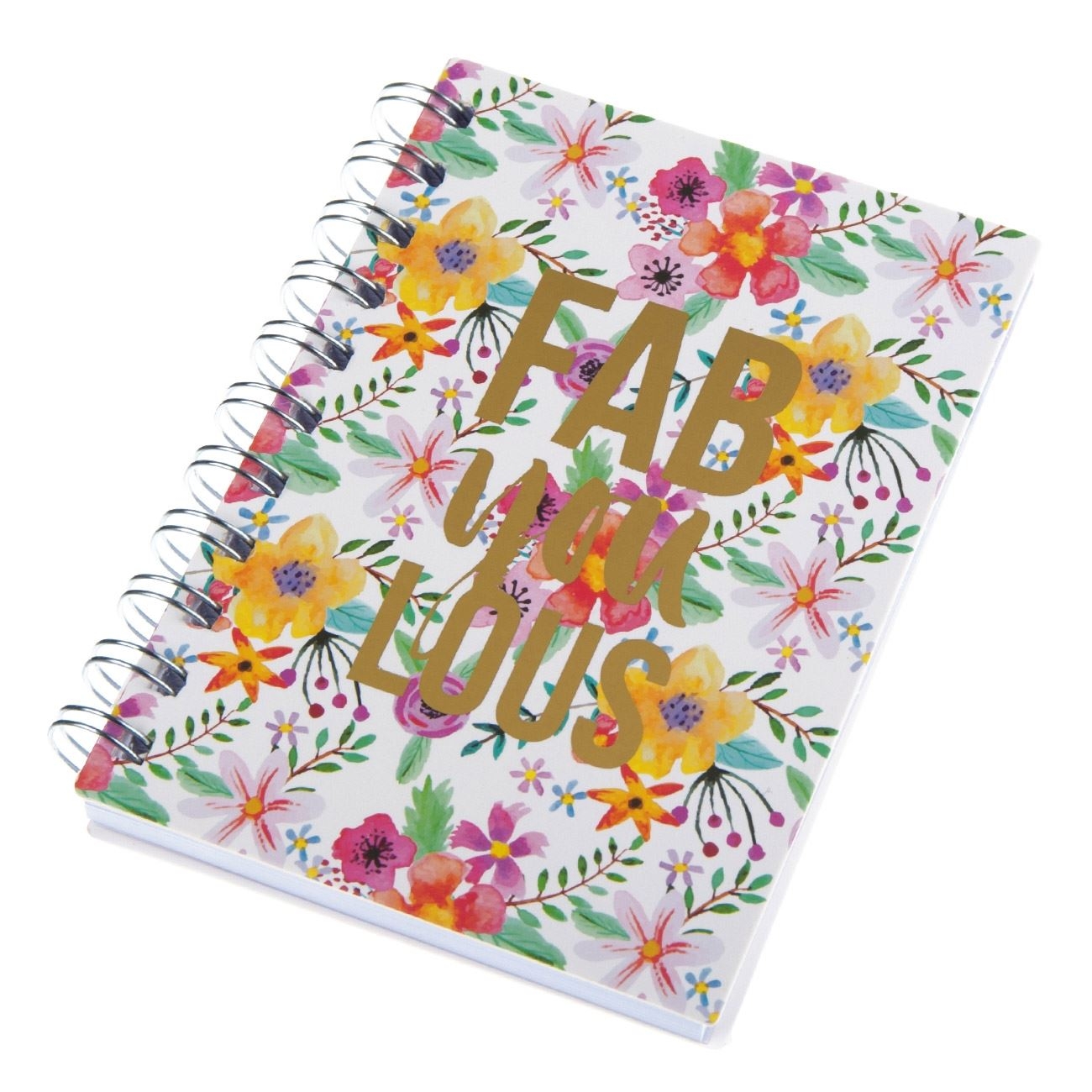 Carnetel A6 cu spirala, flori - FAB you LOUS Carnetel A6 cu spirala, flori - FAB you LOUS