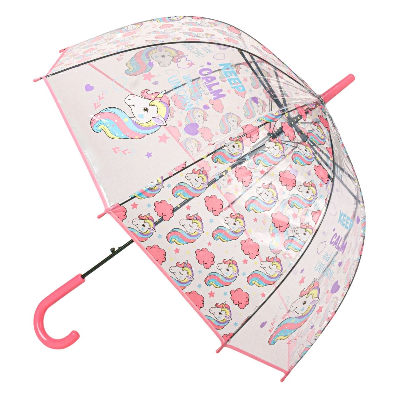 Umbrela pentru copii - Keep calm and be unicorn (80 cm) Umbrela pentru copii - Keep calm and be unicorn (80 cm)
