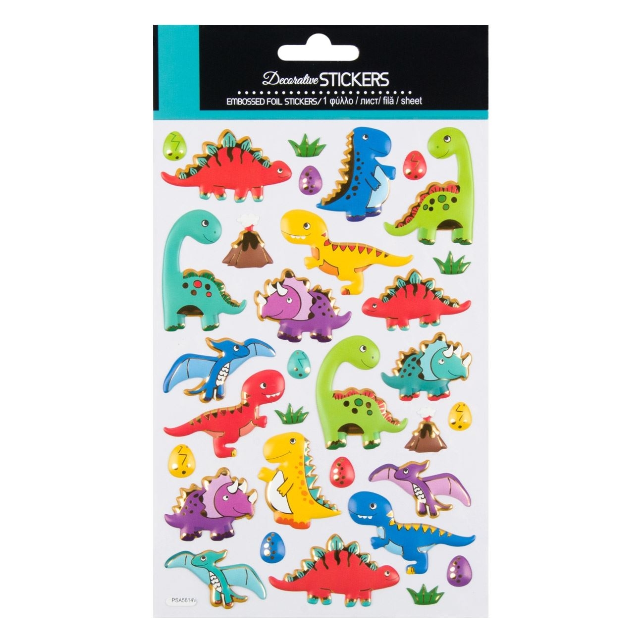 Autocolante - Dinozauri, 32 buc. (3+) Autocolante - Dinozauri, 32 buc. (3+)