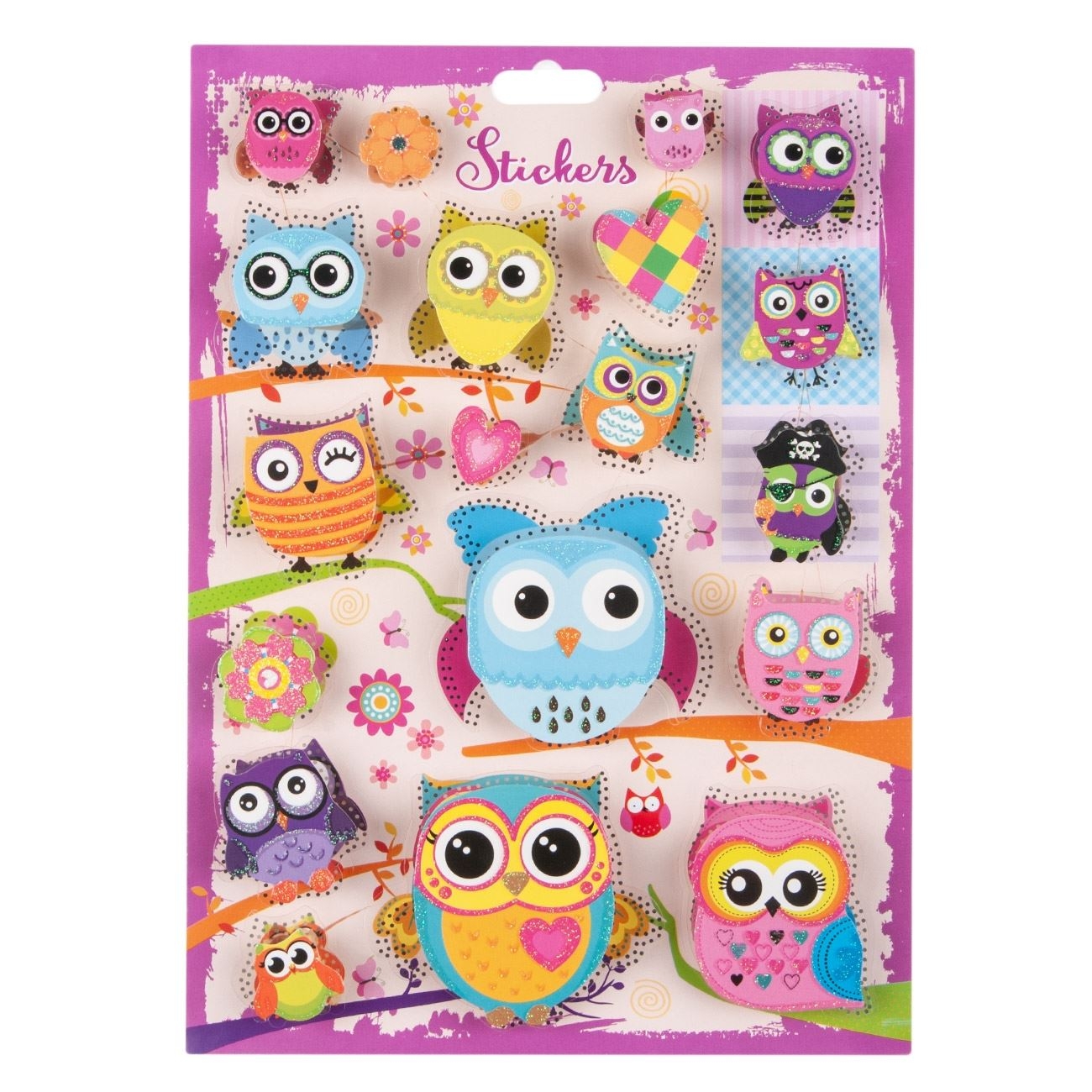 Autocolante de perete - 15 Bufnite (3+) Autocolante de perete - 15 Bufnite (3+)