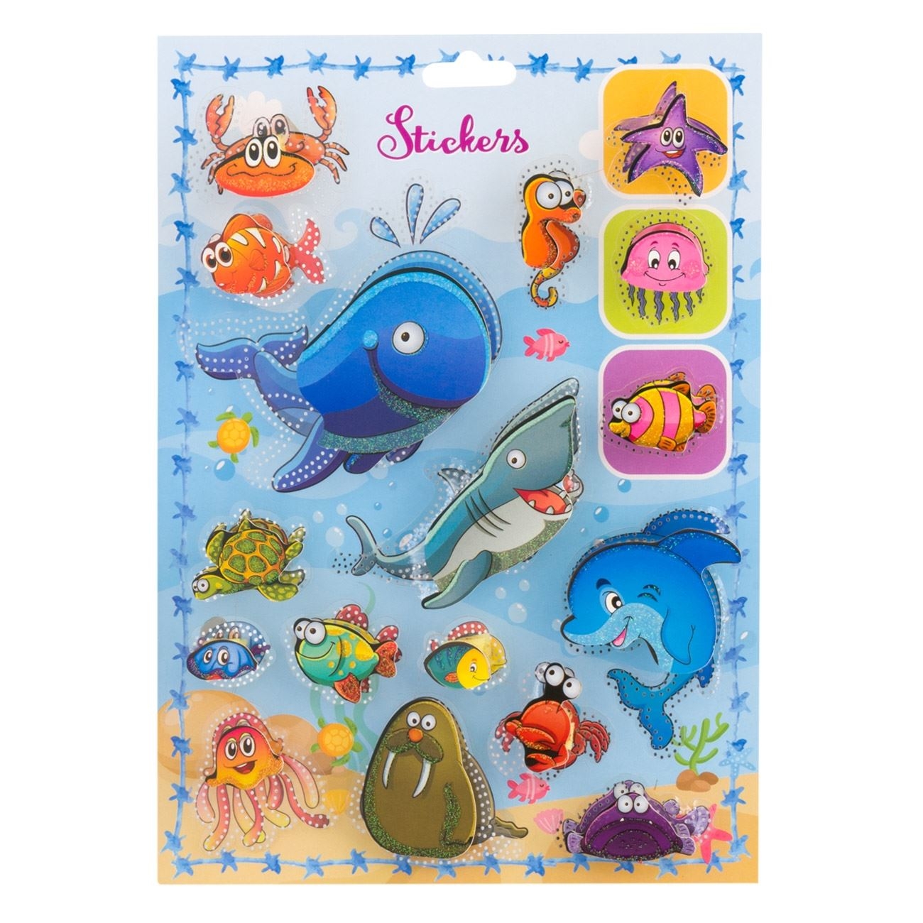 Autocolante de perete - 17 Animale marine (3+) Autocolante de perete - 17 Animale marine (3+)