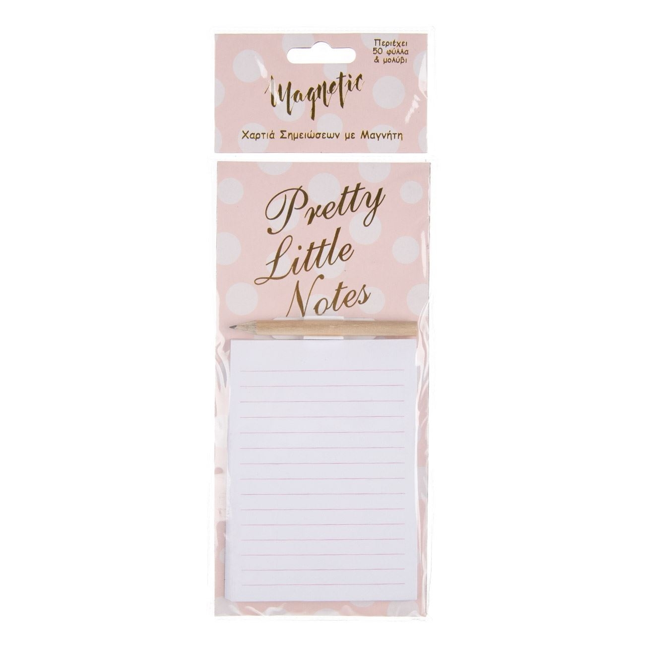 Notite adezive cu magnet si creion - Pretty Little Notes Notite adezive cu magnet si creion - Pretty Little Notes