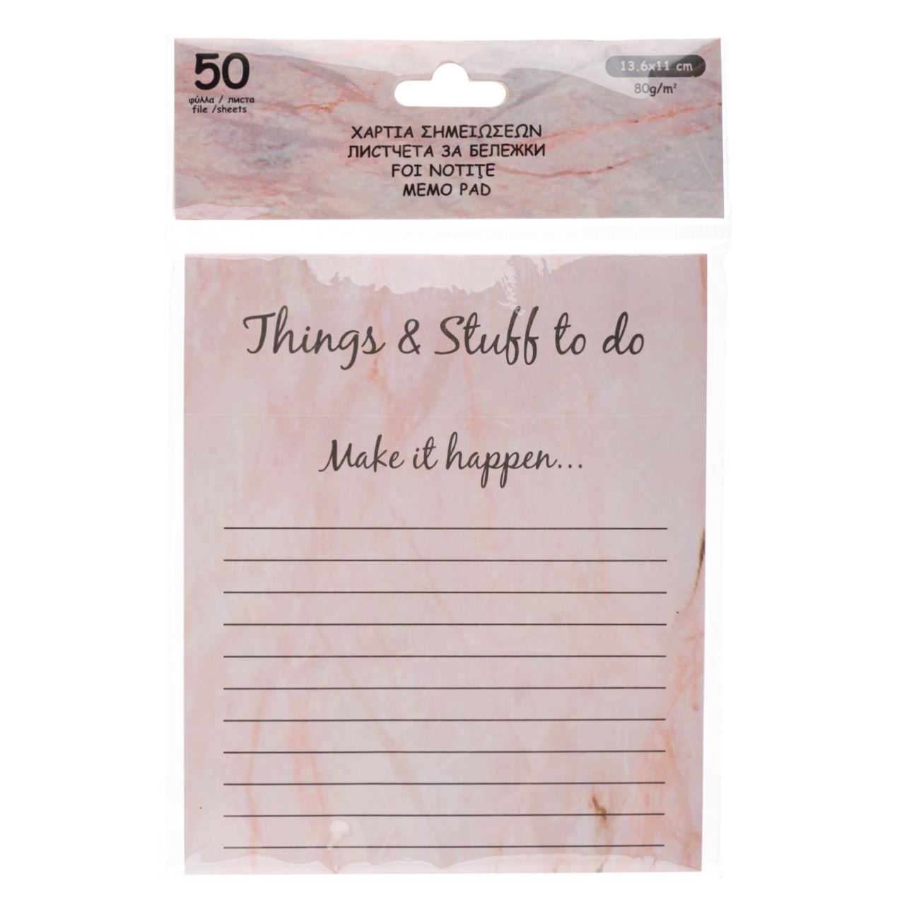 Notite adezive - Things & Stuff to do, Make it happen... Notite adezive - Things & Stuff to do, Make it happen...