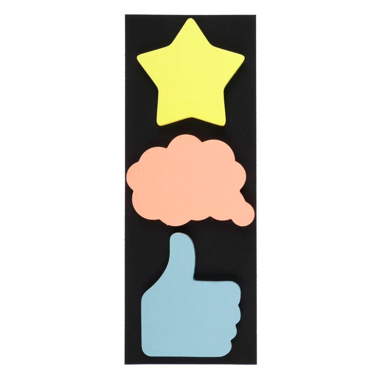 Notite adezive - Stea, Nor, Degete Notite adezive - Stea, Nor, Degete