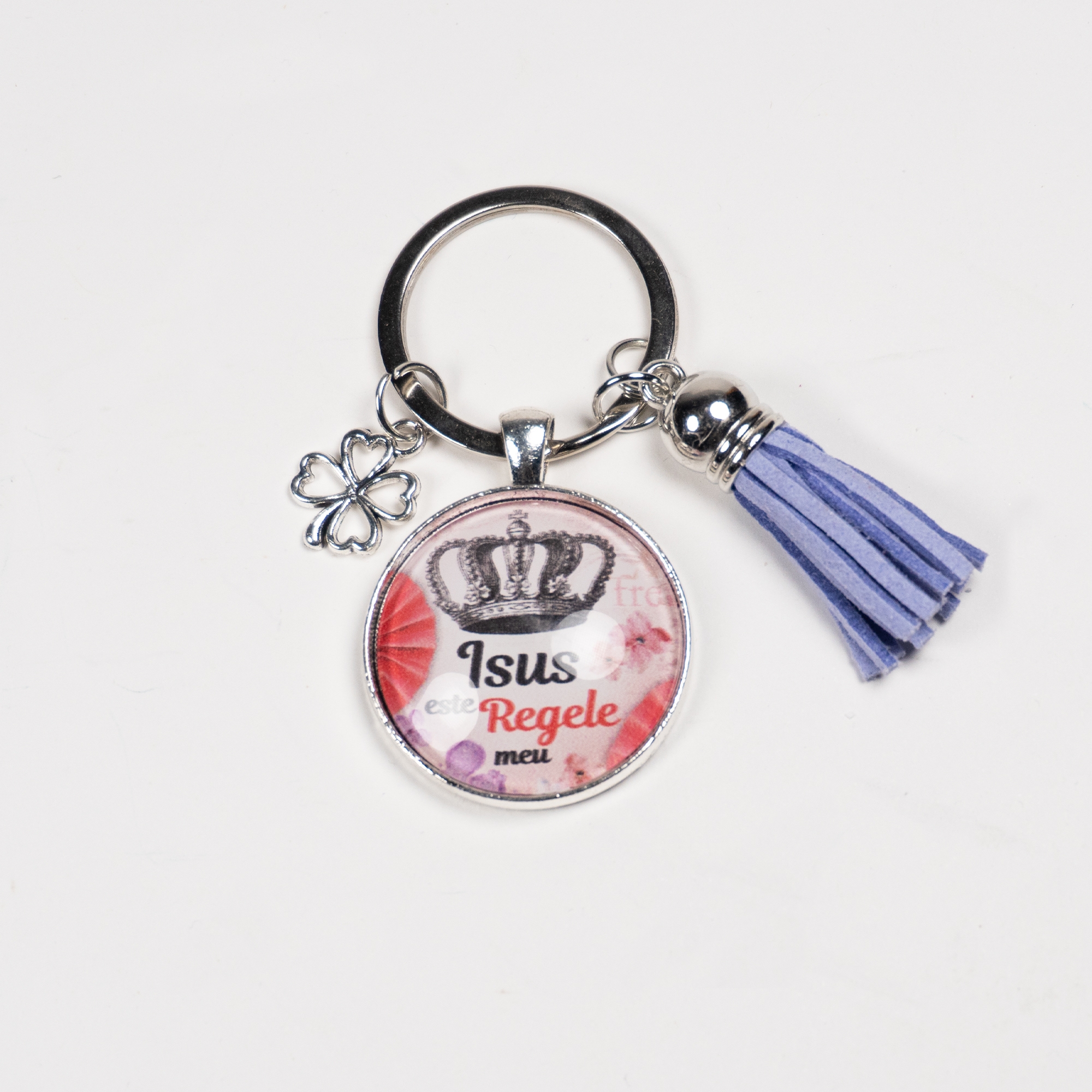 Breloc cu mesaj crestin - Isus este Regele meu. Breloc cu mesaj crestin - Isus este Regele meu.