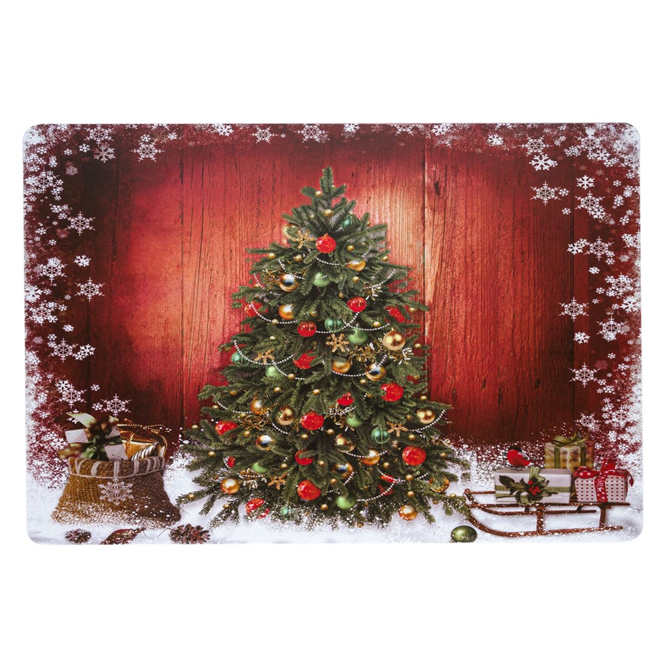 Suport farfurie - Design brad de Craciun (43x28cm) Suport farfurie - Design brad de Craciun (43x28cm)