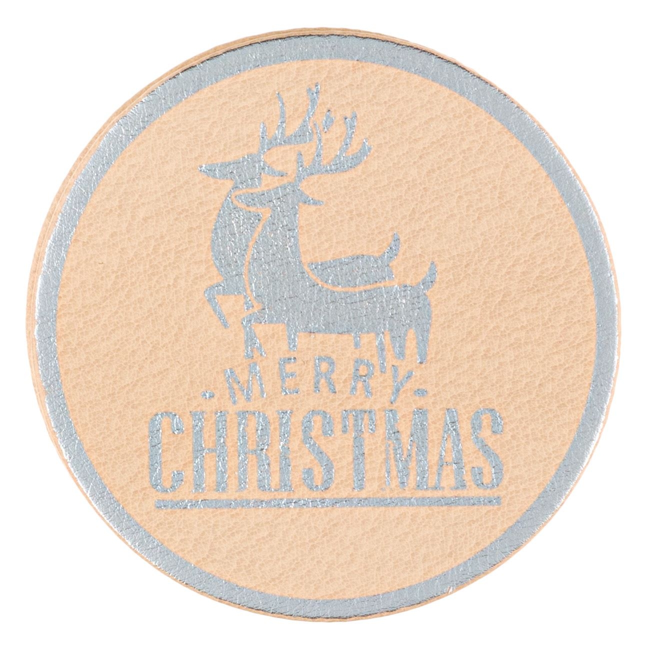 Suport pahar din hartie - Cerb Merry Christmas 10 cm Suport pahar din hartie - Cerb Merry Christmas 10 cm