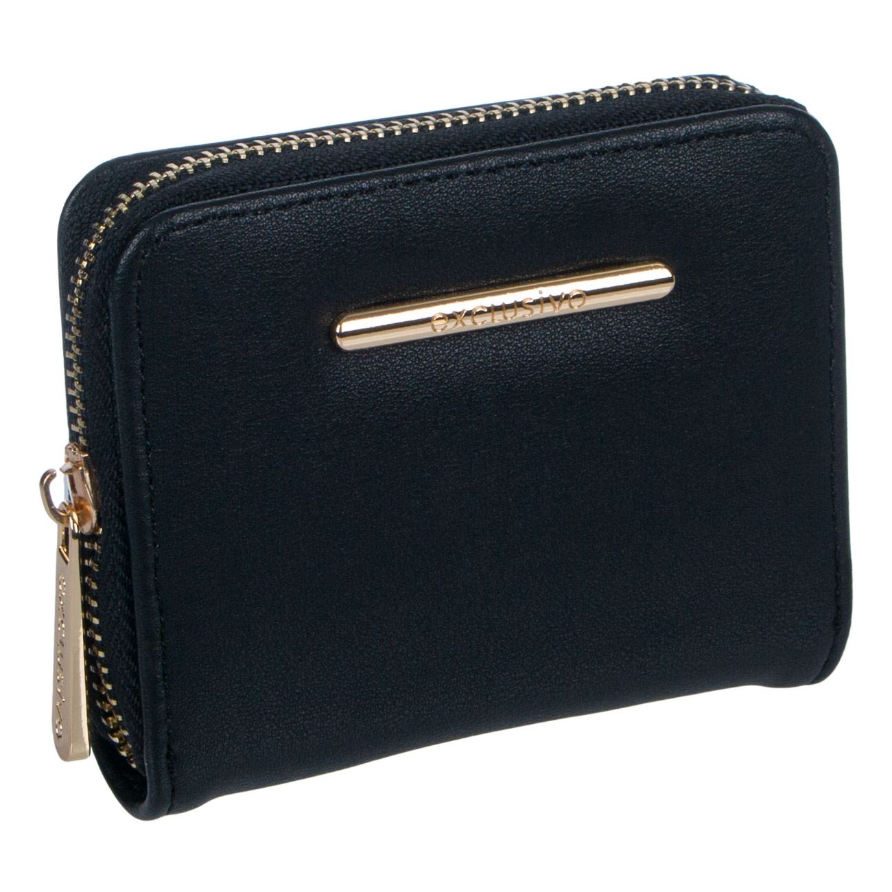 Portofel dama mini - Negru 11 x 9 cm Portofel dama mini - Negru 11 x 9 cm