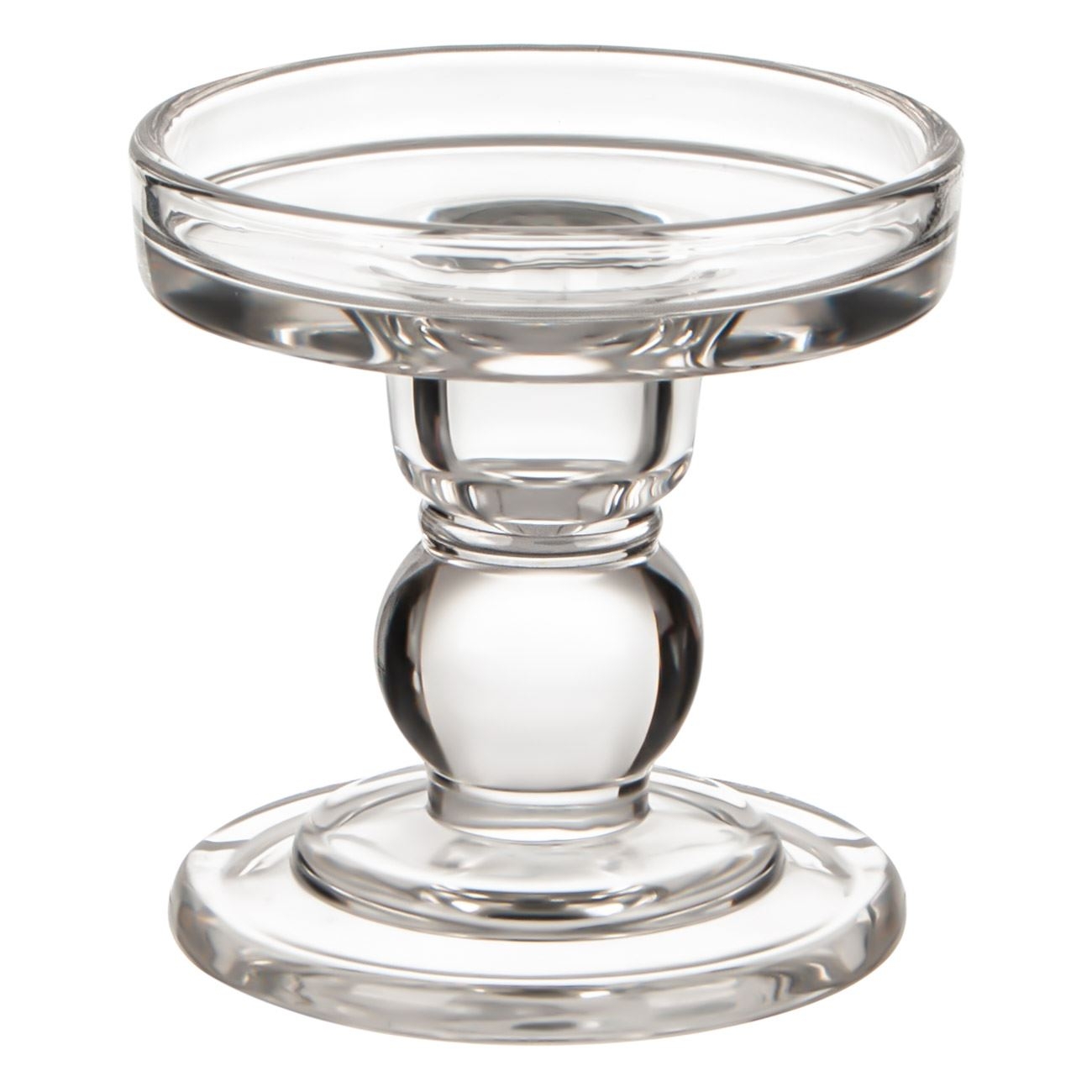 Suport din sticla pentru lumanare (8.5 x 9 cm) Suport din sticla pentru lumanare (8.5 x 9 cm)