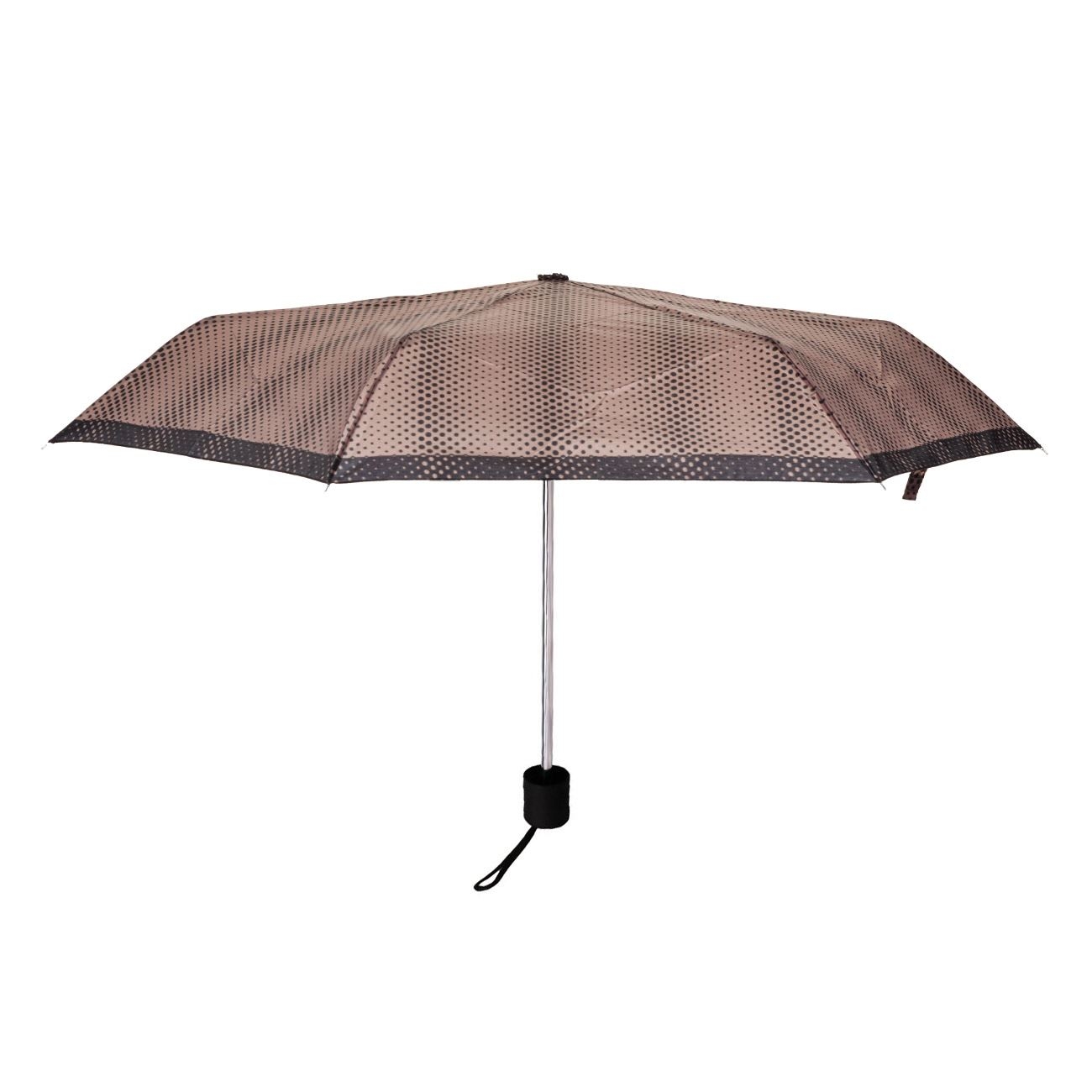 Umbrela adulti pliabila - Bej cu buline (27 cm) Umbrela adulti pliabila - Bej cu buline (27 cm)