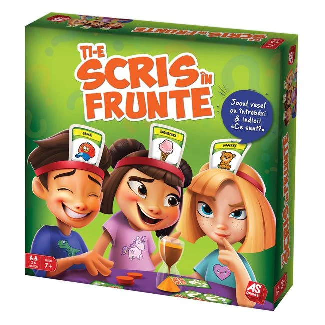 Joc de Societate pentru Copii Ti-e Scris in Frunte - AS Joc de Societate pentru Copii Ti-e Scris in Frunte - AS