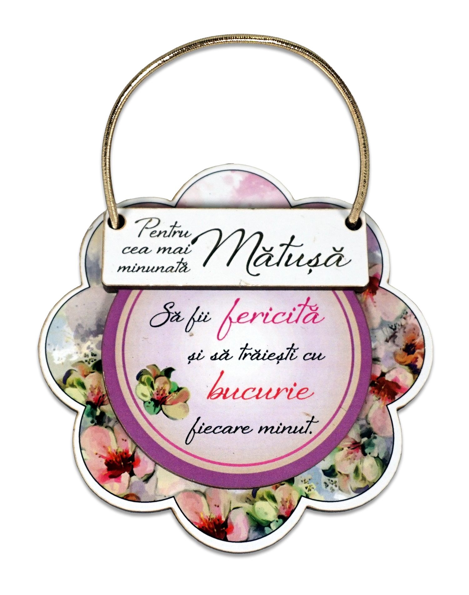 Placheta sentimentala floare - Matusa Placheta sentimentala floare - Matusa