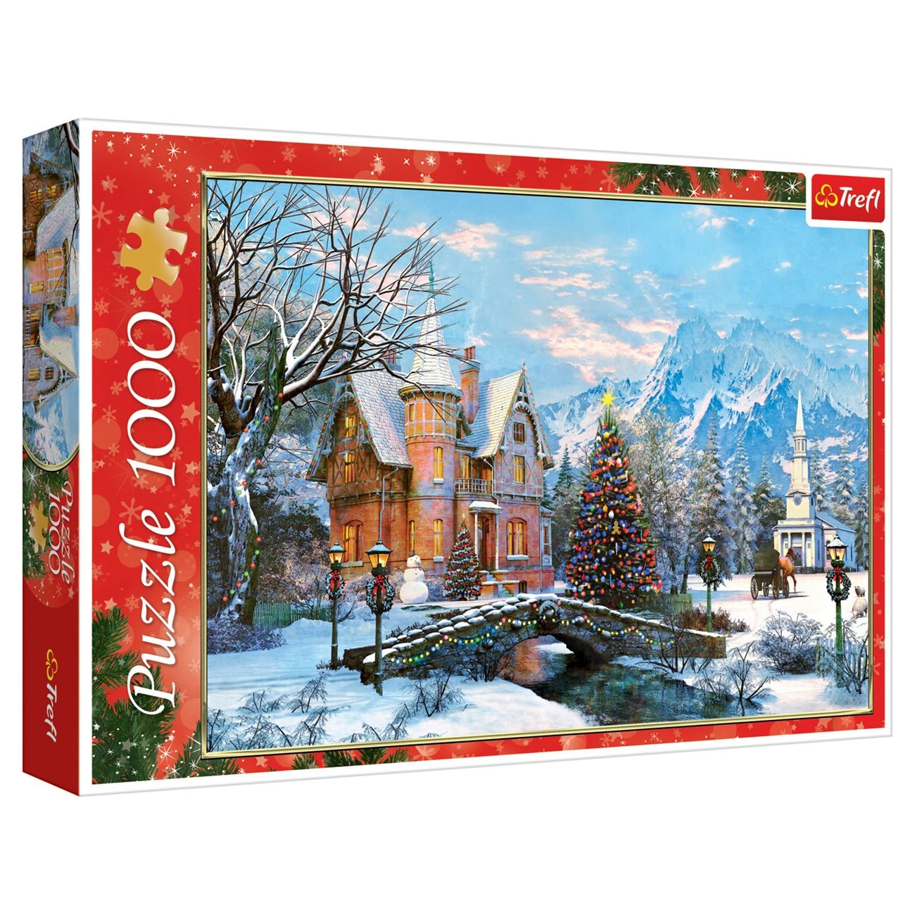Puzzle Trefl - Peisaj iarna 1000 pcs Puzzle Trefl - Peisaj iarna 1000 pcs