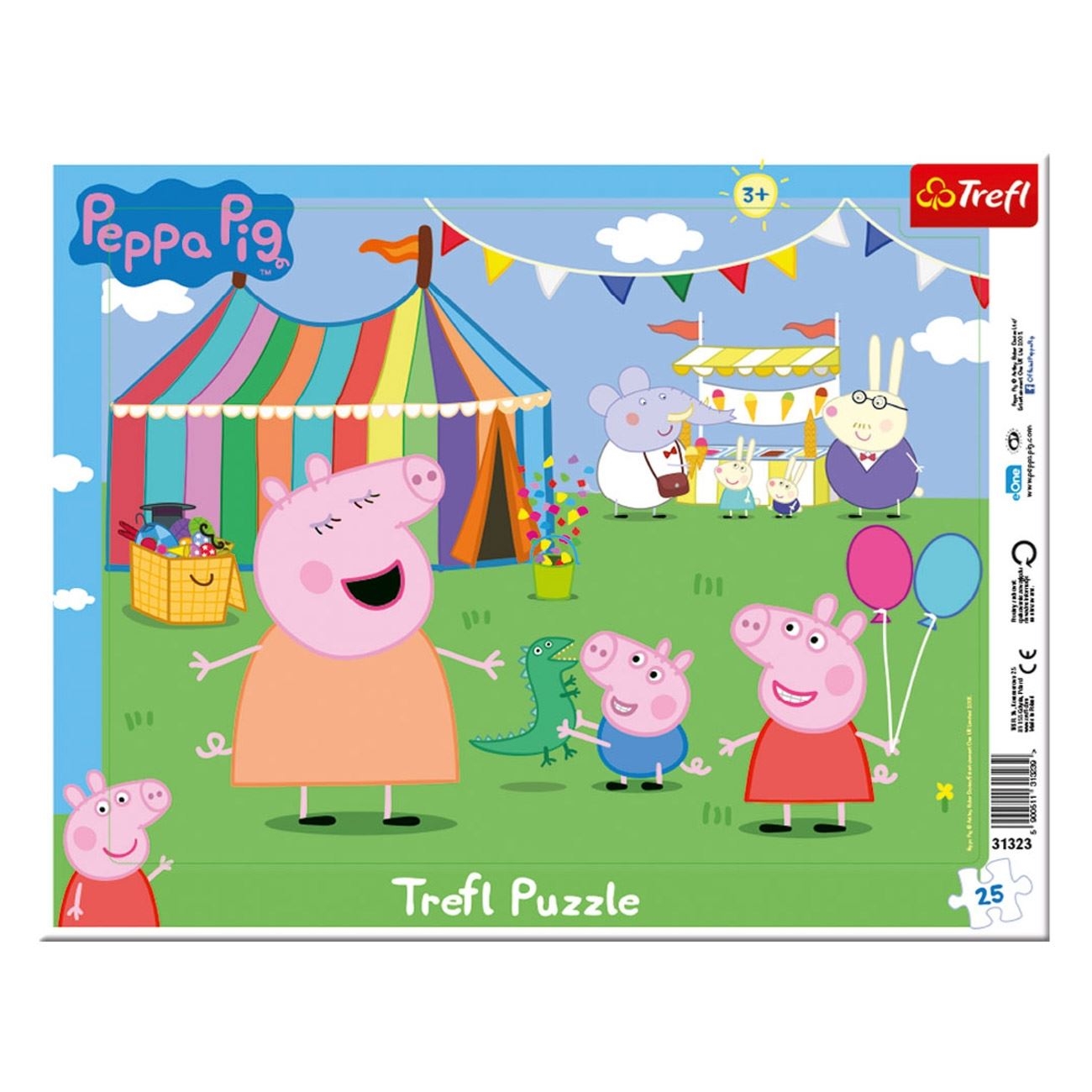 Puzzle, 25 piese - Peppa Pig, Trefl - Activitati pentru copii (3+) Puzzle, 25 piese - Peppa Pig, Trefl - Activitati pentru copii (3+)