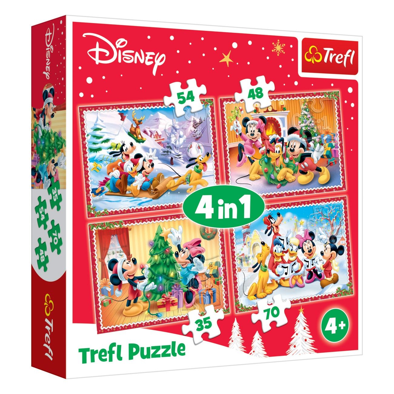 Puzzle Trefl - Mickey, 4in1 - Activitati pentru copii (4+) Puzzle Trefl - Mickey, 4in1 - Activitati pentru copii (4+)