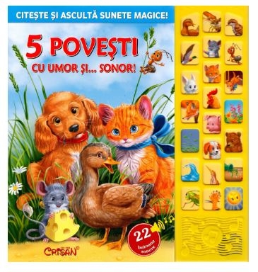 5 povesti cu umor si sonor - Citeste si asculta sunete magice (3-7 ani) 5 povesti cu umor si sonor - Citeste si asculta sunete magice (3-7 ani)