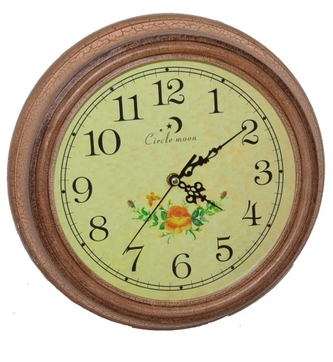Ceas  rotund din lemn (32x32cm) Ceas  rotund din lemn (32x32cm)