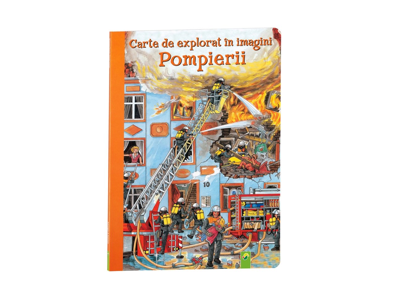 Carte cartonata de explorat in imagini Pompierii  (+3 ani) Carte cartonata de explorat in imagini Pompierii  (+3 ani)