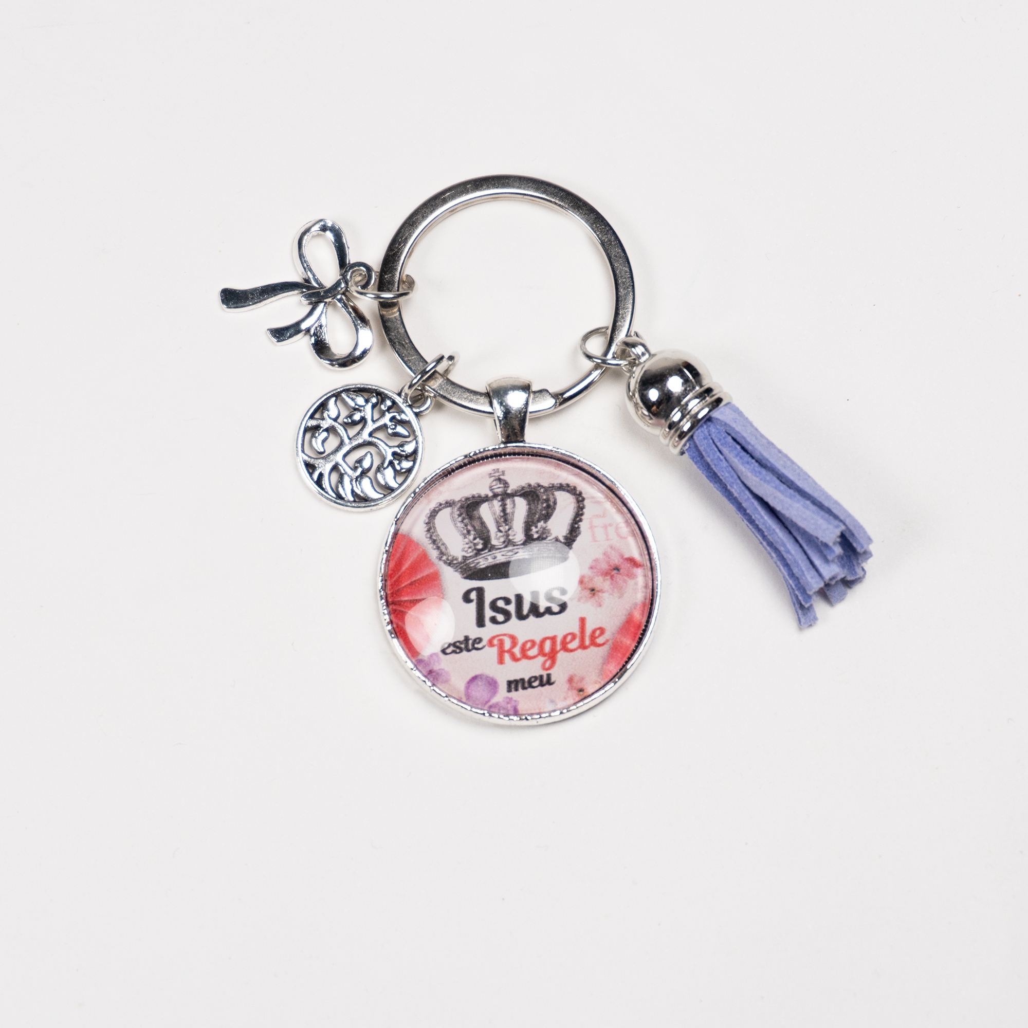 Breloc cu mesaj crestin - Isus este Regele meu. Breloc cu mesaj crestin - Isus este Regele meu.