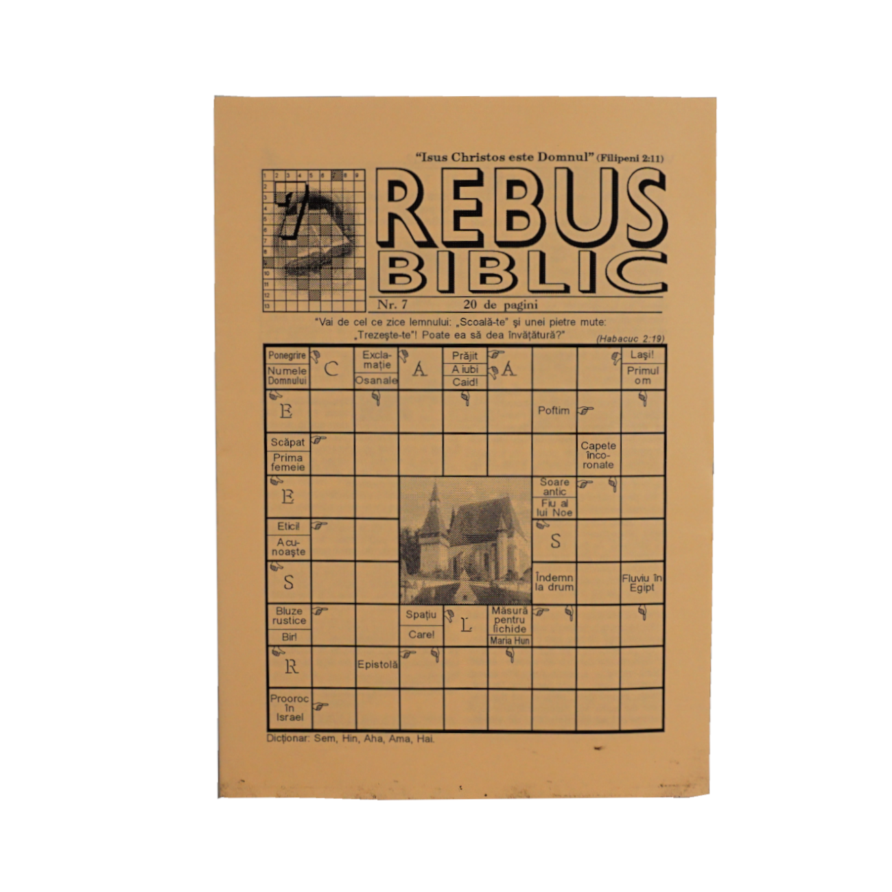 Rebus biblic - nr. 7 Rebus biblic - nr. 7