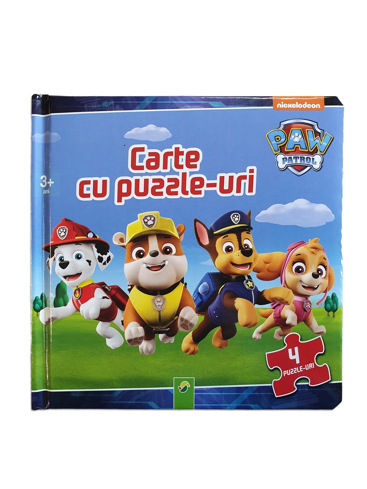 Carte cu puzzle-uri pentru copii - Paw Petrol (3+) Carte cu puzzle-uri pentru copii - Paw Petrol (3+)