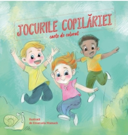 Jocurile copilăriei - Carte de colorat