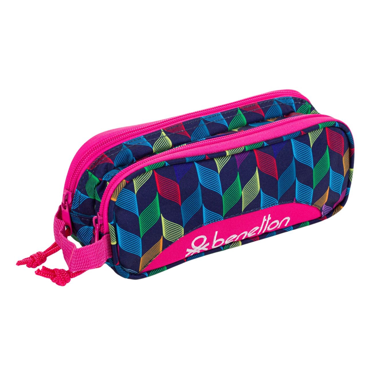 Penar United colors of Benetton, 2 fermoare(22x7x10cm) Penar United colors of Benetton, 2 fermoare(22x7x10cm)