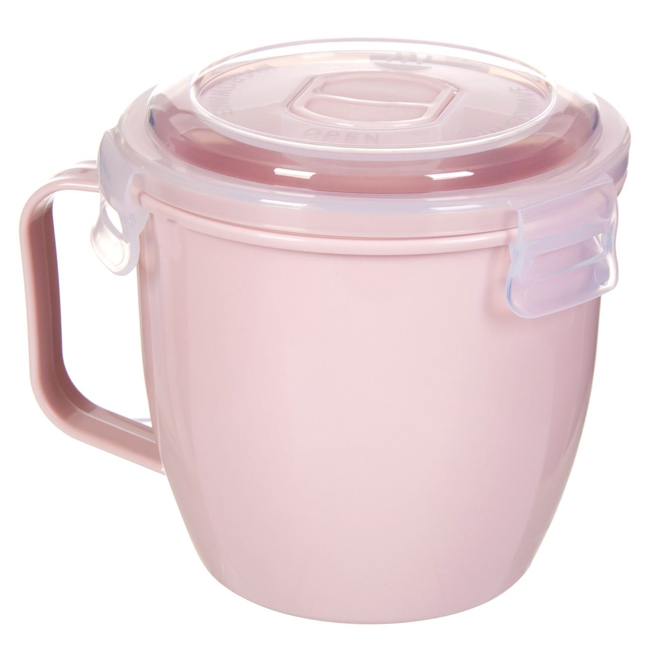 Cana cu capac microwave roz - 620 ml Cana cu capac microwave roz - 620 ml