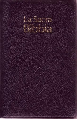 Biblia în limba italiană, medie, margini aurii, coperta flexibila -  La Sacra Bibbia, Nuova Riveduta 1992, flessibile, nero, oro Biblia în limba italiană, medie, margini aurii, coperta flexibila -  La Sacra Bibbia, Nuova Riveduta 1992, flessibile, nero, oro