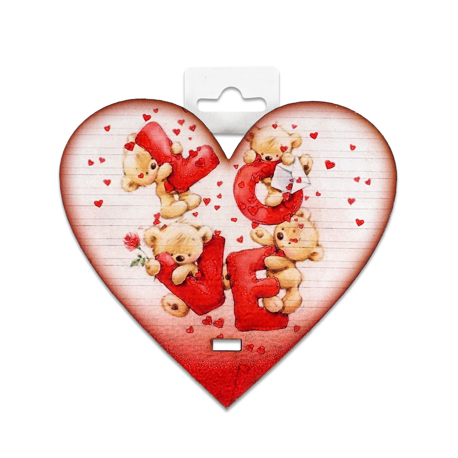 Placheta lemn - Love (10 x 9.5 cm) Placheta lemn - Love (10 x 9.5 cm)