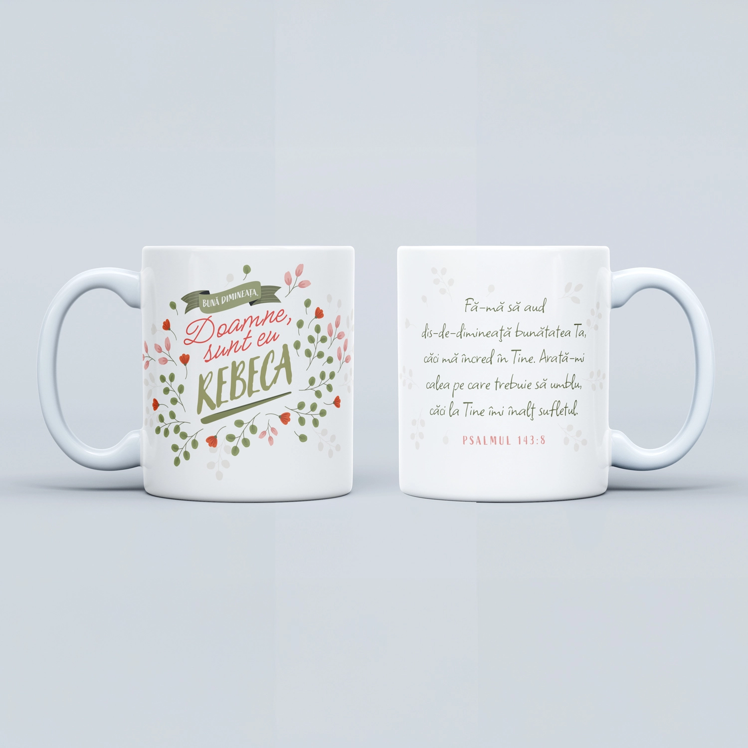 Cana cu verset biblic, cadou crestin - Psalmul 143:8