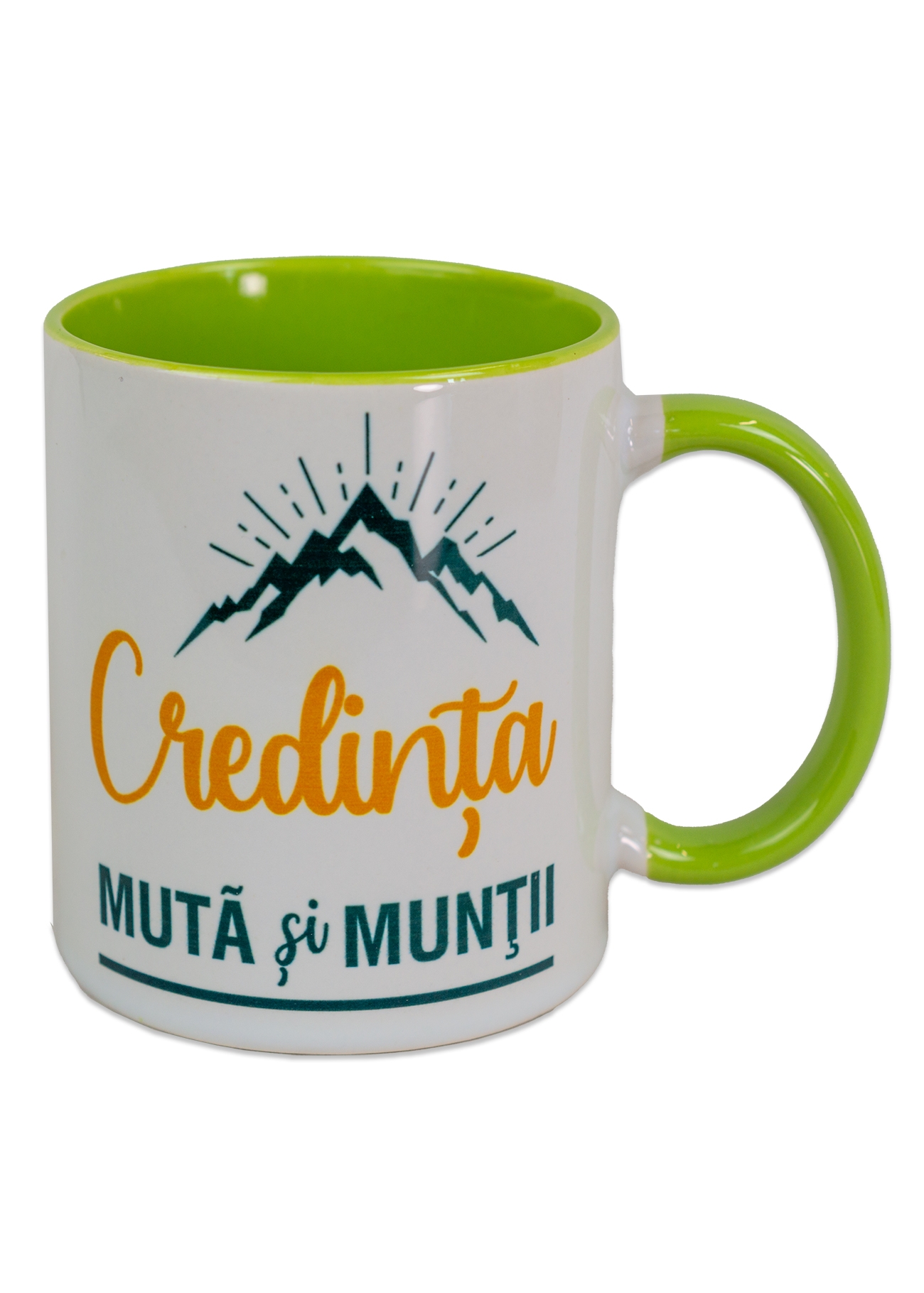 Cana - Credinta muta si muntii (interior verde) Cana - Credinta muta si muntii (interior verde)