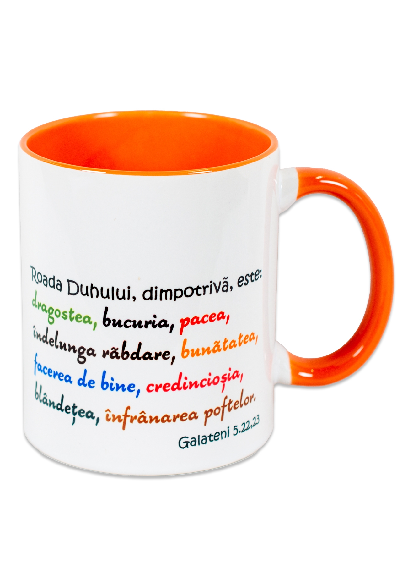 Cana - Roada duhului....(Galateni 5:22,23) - portocalie Cana - Roada duhului....(Galateni 5:22,23) - portocalie