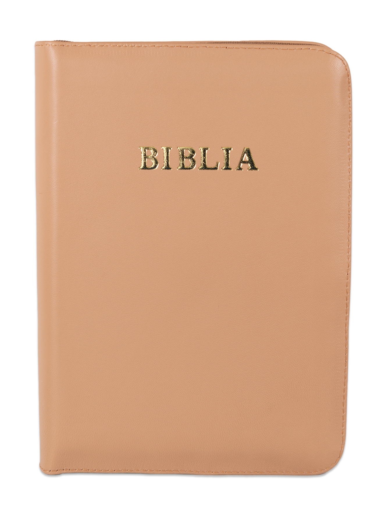 Biblia interactiva pentru tineri - trad. Cornilescu, coperta piele crem.