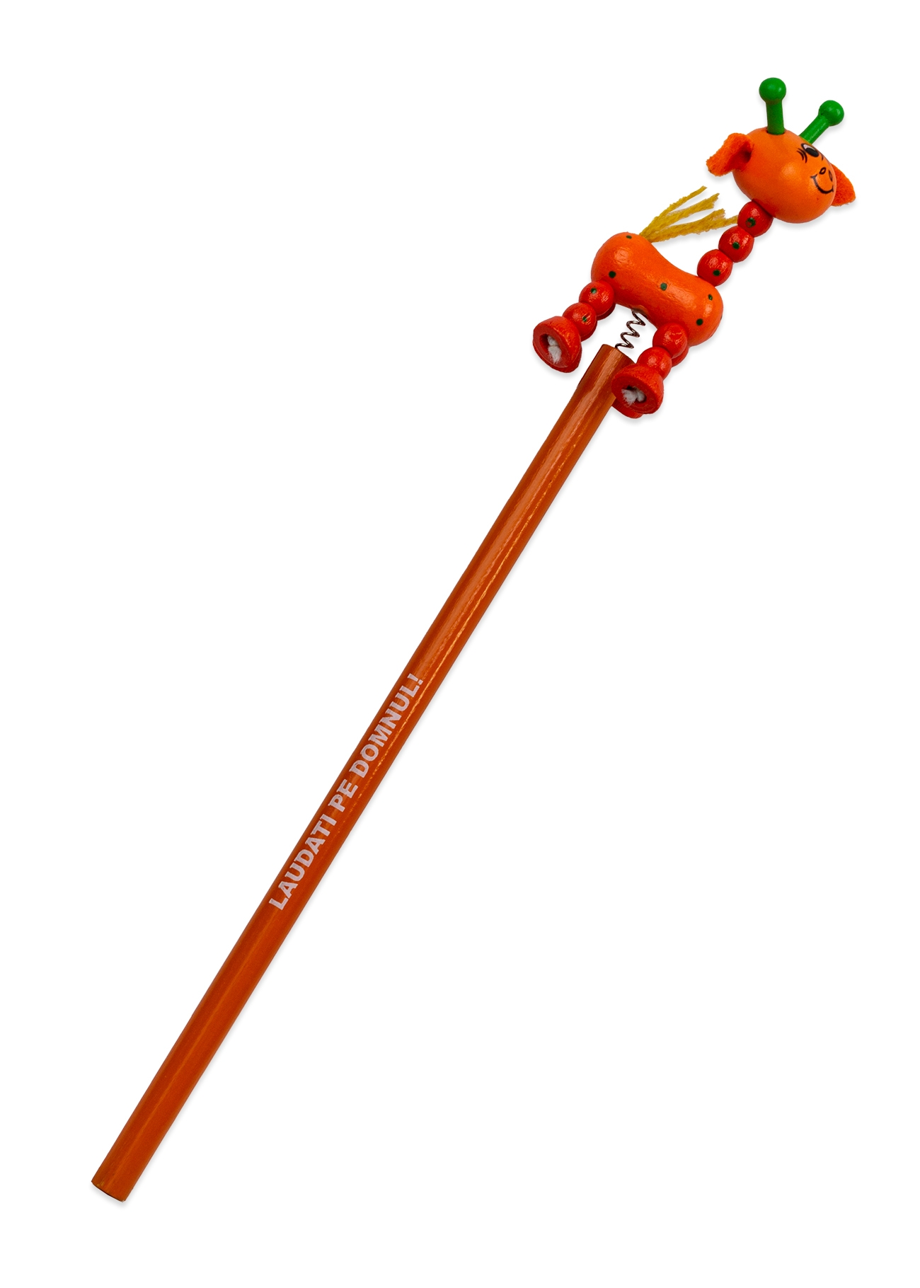 Creion cu mesaj crestin - Lăudați pe Domnul!  (portocaliu) Creion cu mesaj crestin - Lăudați pe Domnul!  (portocaliu)