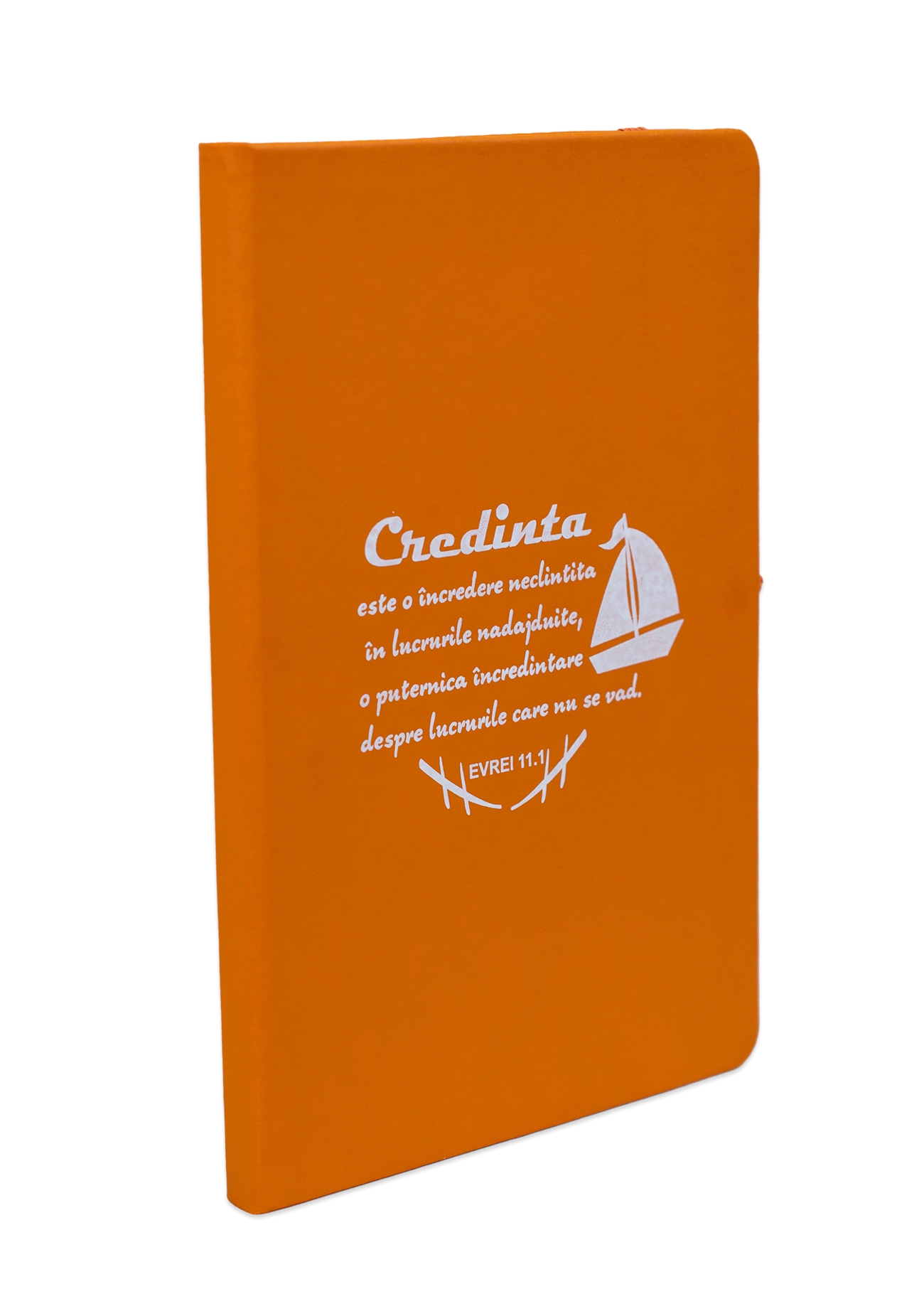 Carnetel A5 - Credința (portocaliu) Carnetel A5 - Credința (portocaliu)