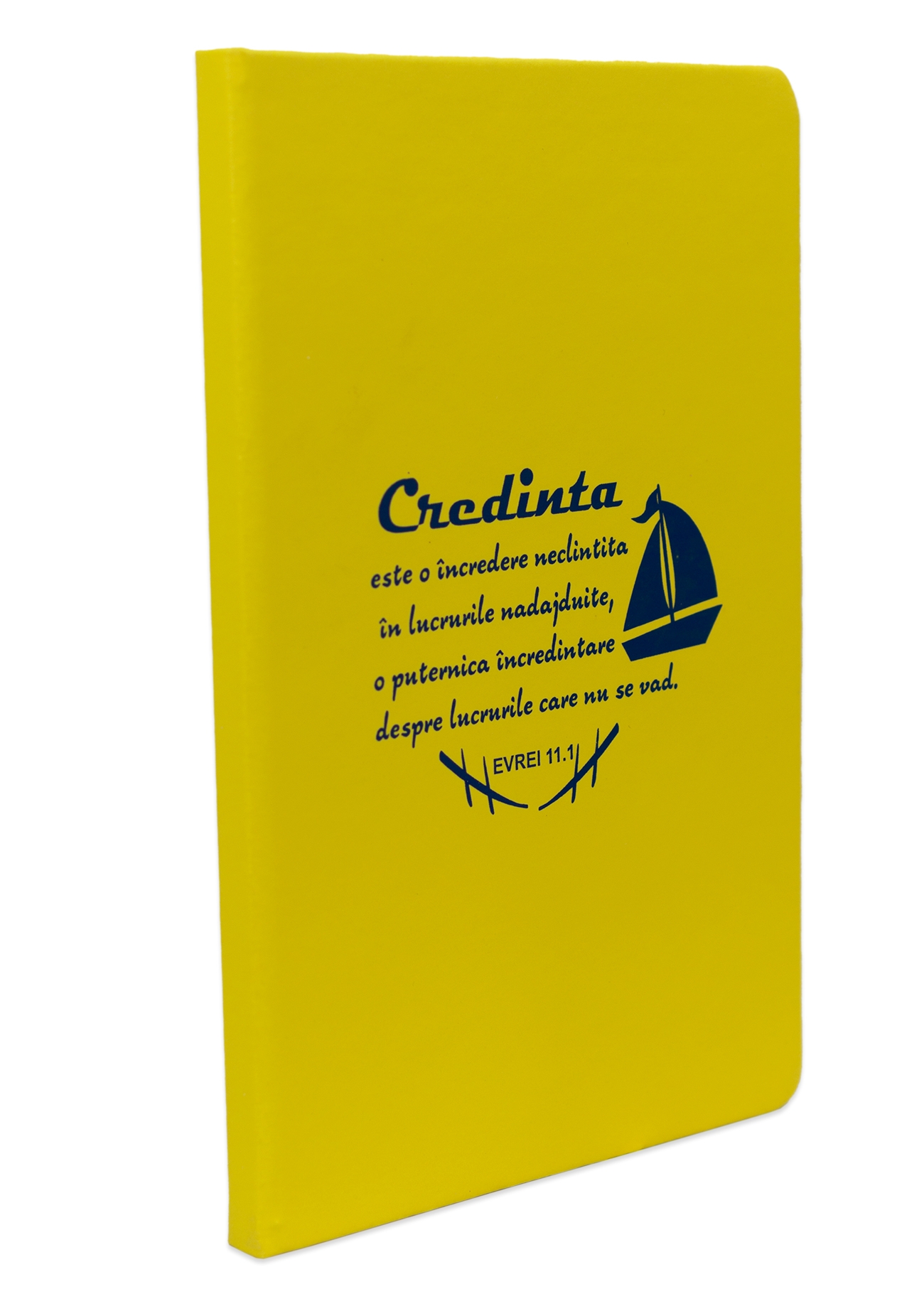 Carnetel A5 - Credința (galben) Carnetel A5 - Credința (galben)