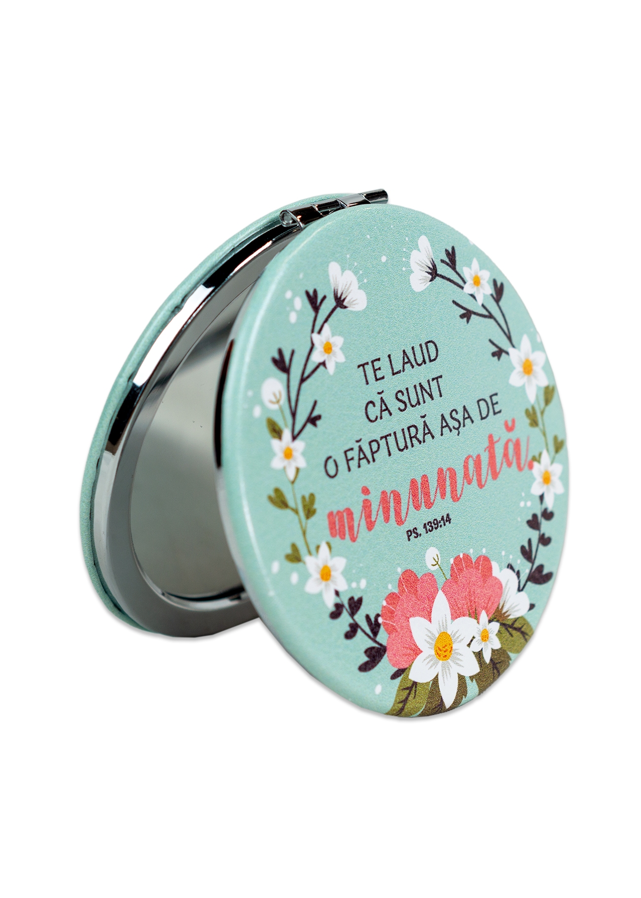 Oglinda de poseta - "Te laud ca sunt o faptura asa de minunata" Oglinda de poseta - "Te laud ca sunt o faptura asa de minunata"