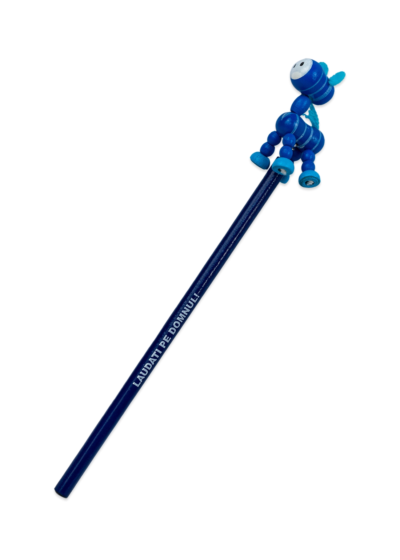 Creion cu mesaj crestin - Lăudați pe Domnul!  (albastru) Creion cu mesaj crestin - Lăudați pe Domnul!  (albastru)