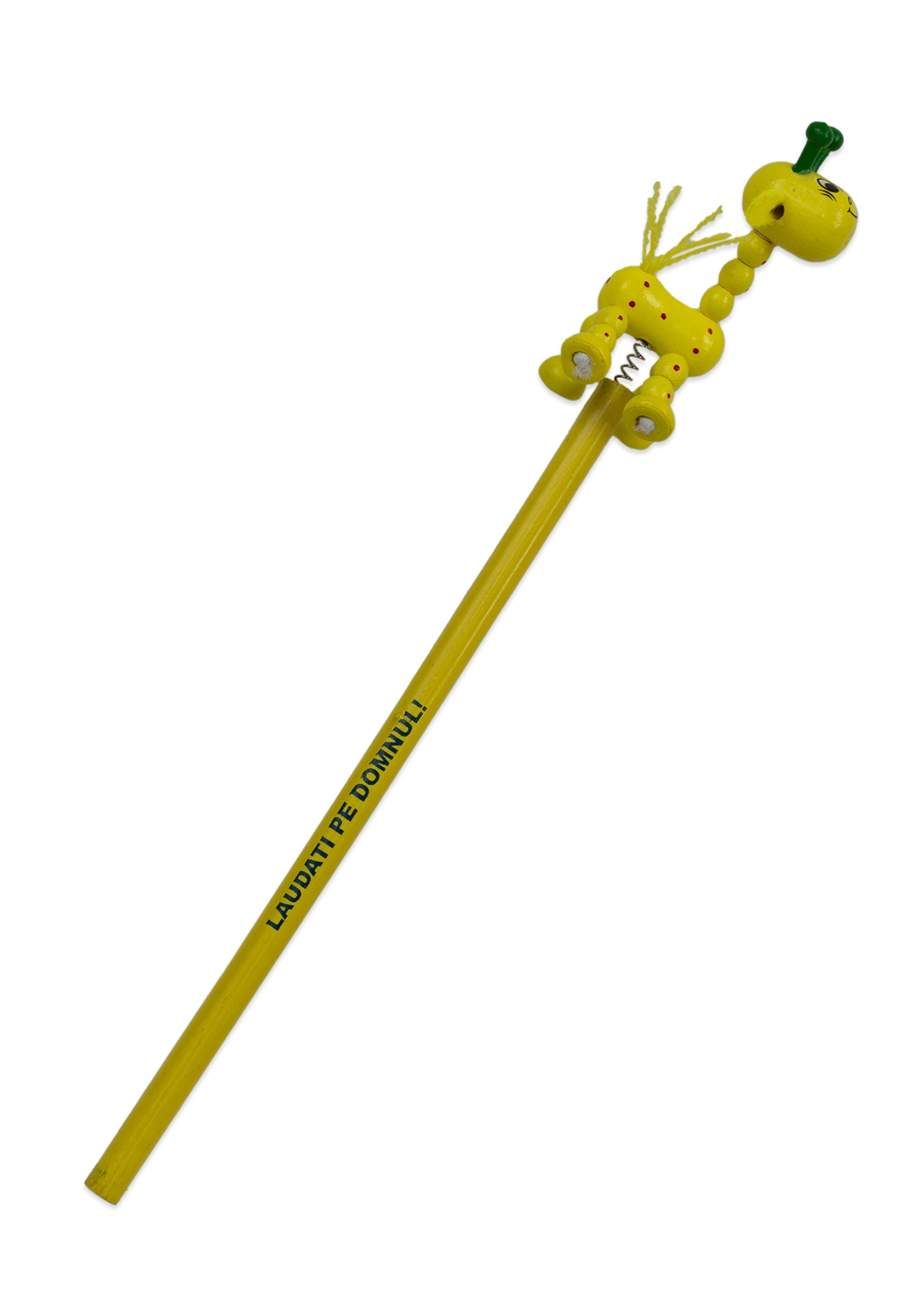 Creion cu mesaj crestin - Lăudați pe Domnul!  (galben) Creion cu mesaj crestin - Lăudați pe Domnul!  (galben)