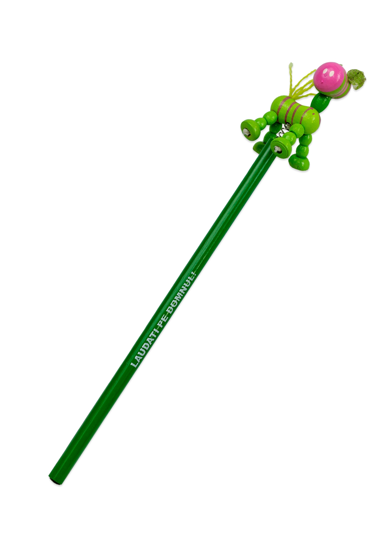 Creion cu mesaj crestin - Lăudați pe Domnul!  (verde) Creion cu mesaj crestin - Lăudați pe Domnul!  (verde)