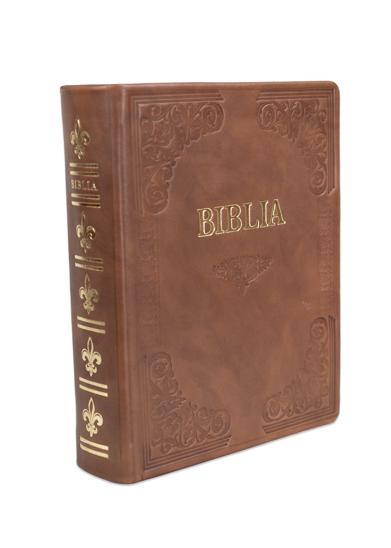 Biblia de studiu inductiv (trad. D. Cornilescu), piele naturala handmade, maro, margini aurii Biblia de studiu inductiv (trad. D. Cornilescu), piele naturala handmade, maro, margini aurii