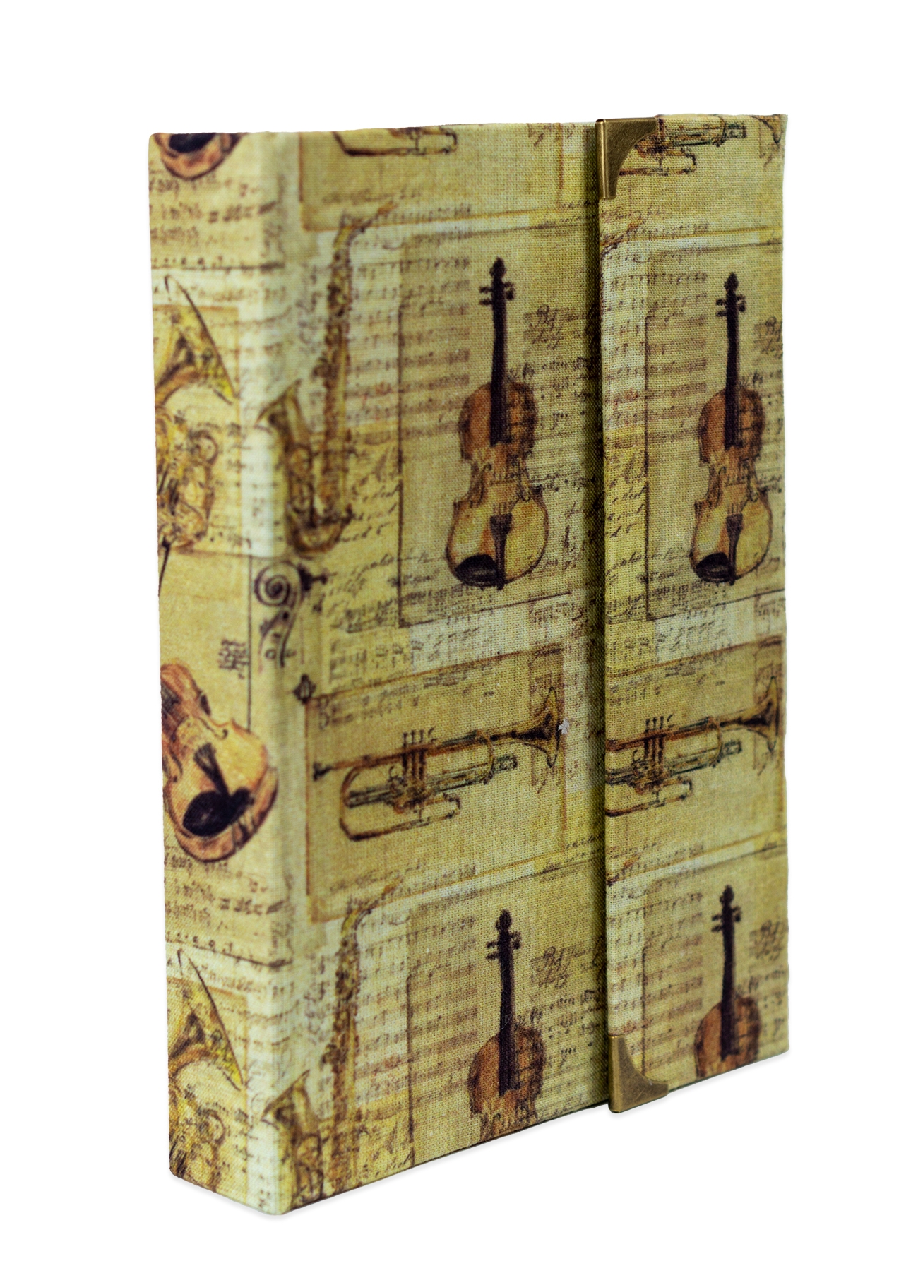 Biblia handmade, model 90, marime medie, inchidere cu clapeta, coperta tare textila, margini aurii, index, cuv. lui Isus cu rosu [SI 057 HM]