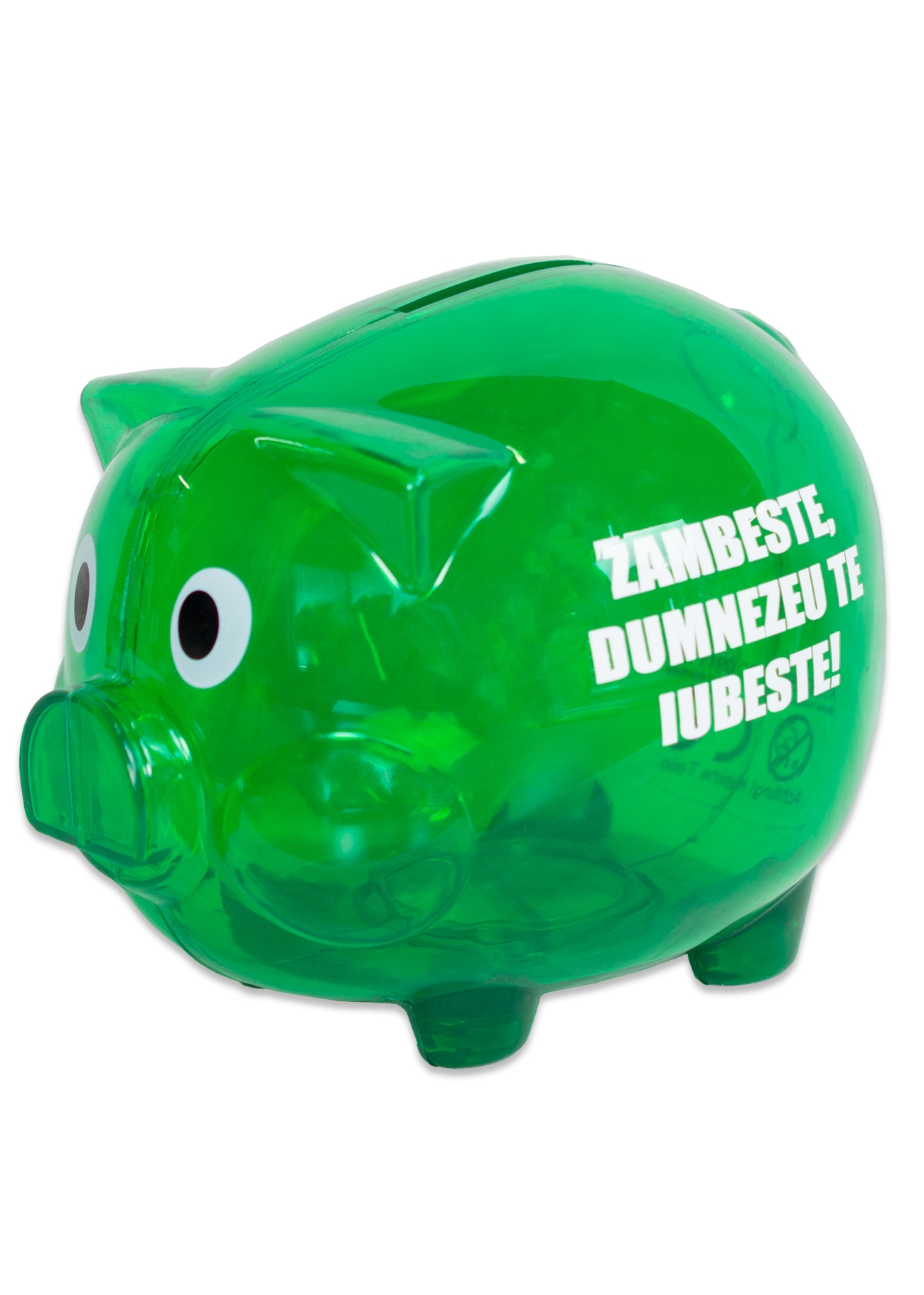 Pusculita mare verde - Zambeste, Dumnezeu te iubeste! Pusculita mare verde - Zambeste, Dumnezeu te iubeste!