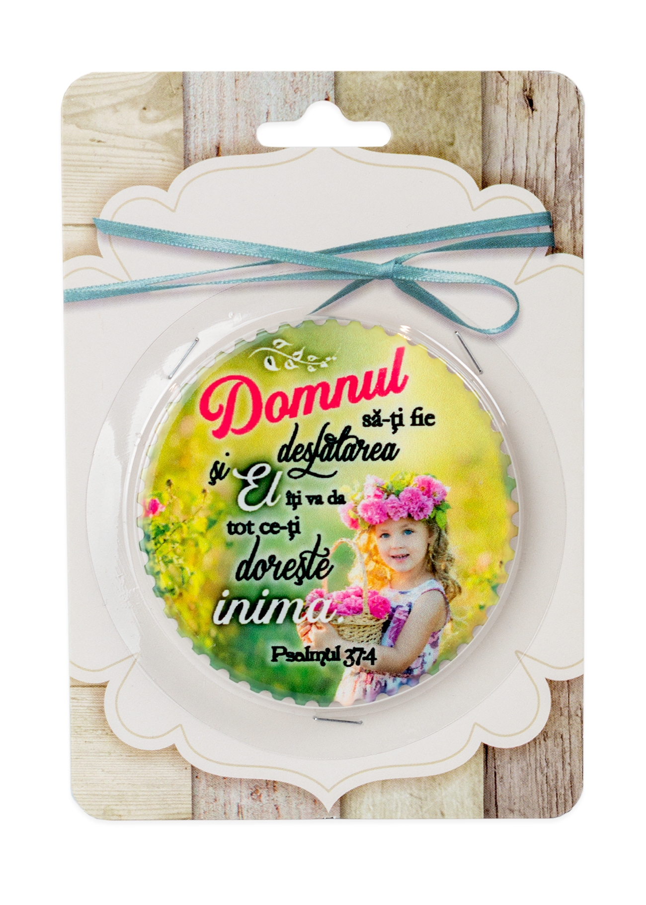 Magnet ceramic cu mesaj creștin - "Domnul sa-ti fie desfatarea..." (Ps. 37:4) Magnet ceramic cu mesaj creștin - "Domnul sa-ti fie desfatarea..." (Ps. 37:4)