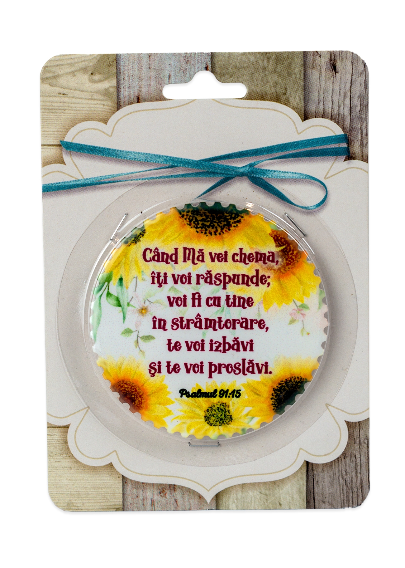 Magnet ceramic cu mesaj creștin - "Cand Ma vei chema, iti voi raspunde..." (Psalmul 91:15) Magnet ceramic cu mesaj creștin - "Cand Ma vei chema, iti voi raspunde..." (Psalmul 91:15)