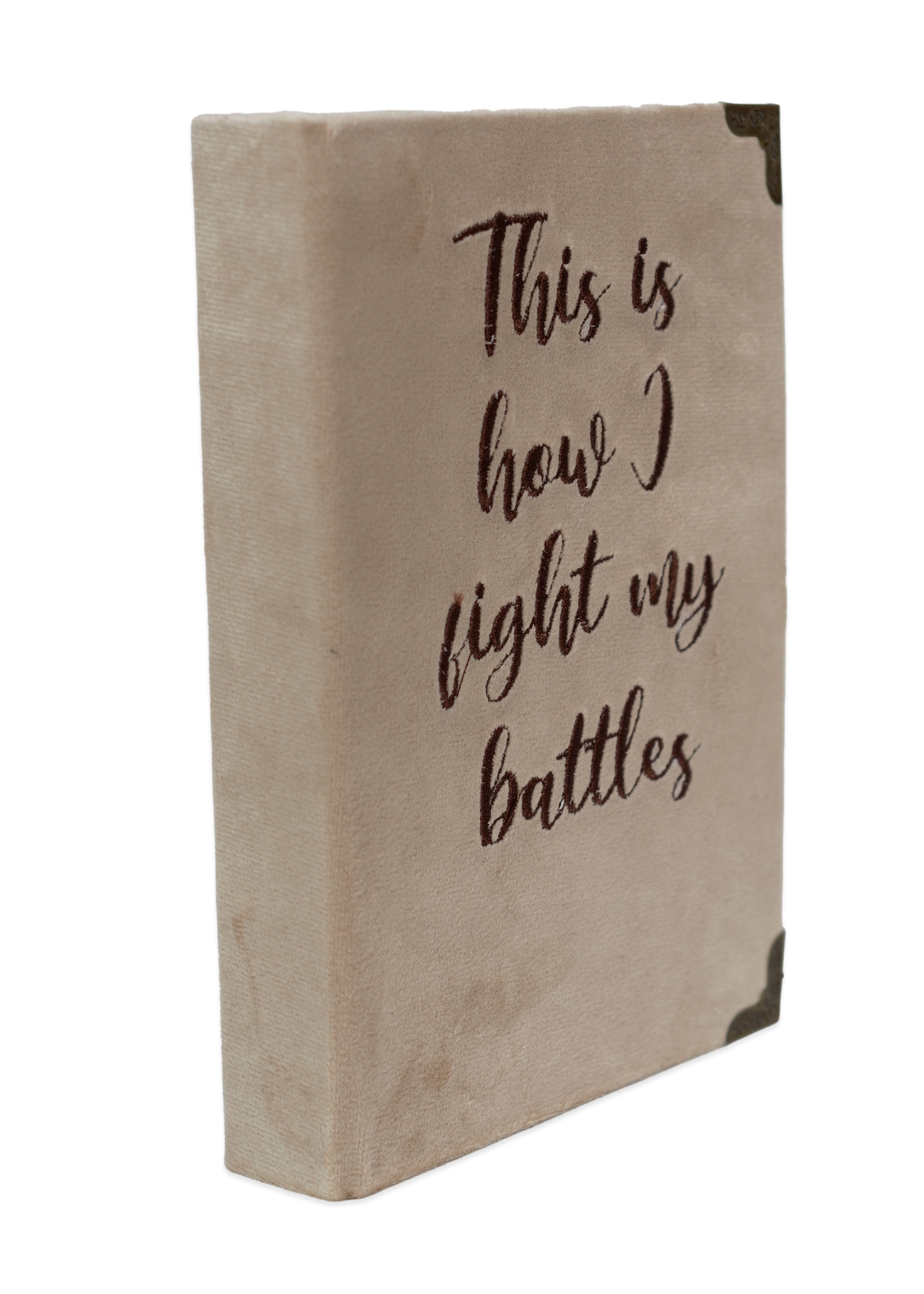 Biblia handmade, model 105, marime medie, coperta tare textila, margini aurii, index, cuv. lui Isus cu rosu [SI 057 HM]